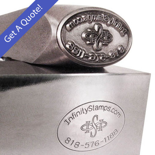 Infinity Stamps Inc. Custom Steel Hand Stamp for Metals