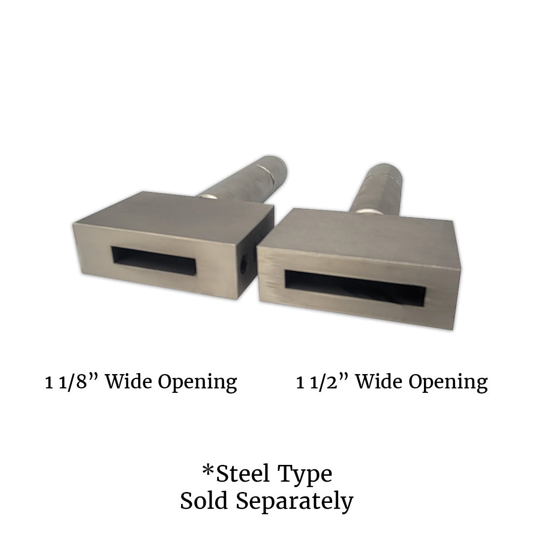 Infinity Stamps, Inc. - Steel Type Holder 1/16-3/16 Char.