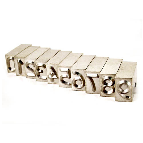 Infinity Stamps, Inc. - Steel Type Holder 1/16-3/16 Char.