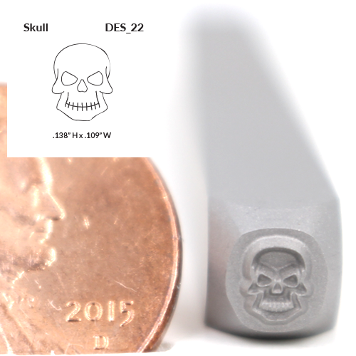 Design Stamp - Skull - Design 22