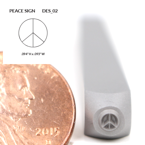 Design Stamp - Peace Sign - Design 02