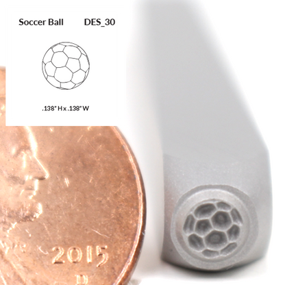 Design Stamp - Soccer Ball - Design 30